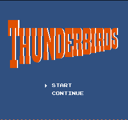 Thunderbirds (USA) Title Screen